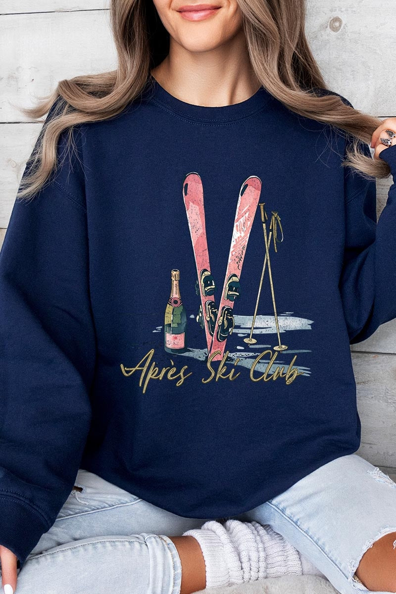 UL180P-E3187 Apres Ski Club Graphic Plus Sweatshirt $25
