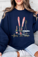 UL180P-E3187 Apres Ski Club Graphic Plus Sweatshirt $25