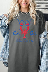 5000-E3069 Cin Cin Lobster Graphic Heavy Cotton Tee $9