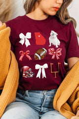 US3001-E3080 Georgia Football Graphic Tee $12.5