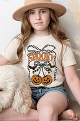 US3001Y-E3085Z Pumpkin Cherries Kids Graphic Tee $11