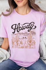 US3001P-E3095 Howdy Desert Western Graphic Plus Tee $16