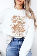 UL180-E3155 Neutral Thanksgiving Graphic Sweatshirt $20