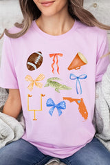 US3001P-E3078 Florida Football Graphic Plus Tee $16