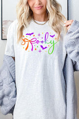 5000-E3109 Spooky Halloween Graphic Heavy Cotton Tee $9
