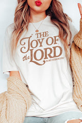 US3001P-E3179 Joy of the Lord Graphic Plus Tee $16