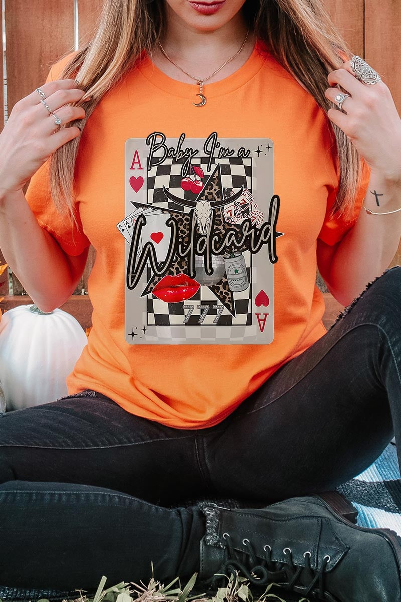 US3001-E3099 Retro Wildcard Graphic Tee $12.5