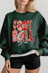 UL180P-E3053 Brushstroke Football Graphic Plus Sweatshirt $25
