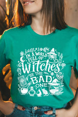 US3001P-E3139 In a World of Witches Graphic Plus Tee $16