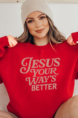 UL180P-E3114 Christian Graphic Plus Sweatshirt $25