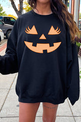 UL180-E3148 Cute Pumpkin Halloween Graphic Sweatshirt $20