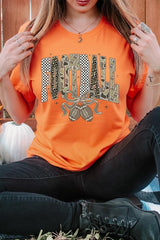 US3001P-E3132 Camo Football Graphic Plus Tee $16
