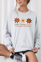 UL240P-E3165 Boho Fall Christian Graphic Plus Long Sleeve Tee $17