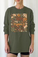 UL240-E3136 Take Me To The Pumpkin Patch Long Sleeve Tee $13.75