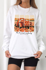 UL240-E3172 Harvest Is Plenty Graphic Long Sleeve Tee $13.75