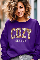 UL180P-E3082 Cozy Season Graphic Plus Sweatshirt $25