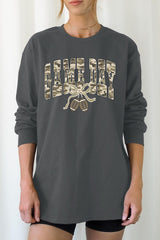 UL240-E3131 Football Game Day Camo Graphic Long Sleeve Tee $13.75
