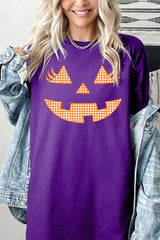 5000-E3148 Cute Pumpkin Halloween Graphic Heavy Cotton Tee $9