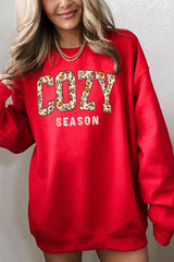 UL180P-E3082 Cozy Season Graphic Plus Sweatshirt $25