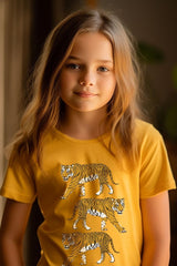 US3001Y-E3104Z Retro Tigers Kids Graphic Tee $11