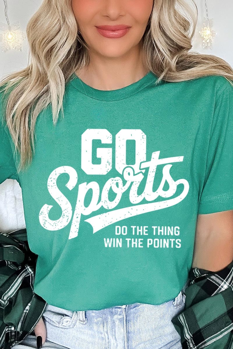 US3001-E3103 Go Sports Graphic Tee $12.5