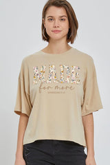 CTS-E3068 Made for More Faith Graphic Relaxed Crop Top $11