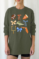 UL240-E3078 Florida Football Graphic Long Sleeve Tee $13.75