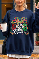 UL180-E3194 Dog Mama Christmas Paw Graphic Sweatshirt $20