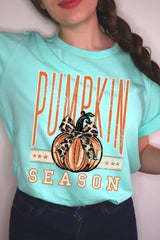 US3001-E3145 Pumpkin Season Graphic Tee $12.5