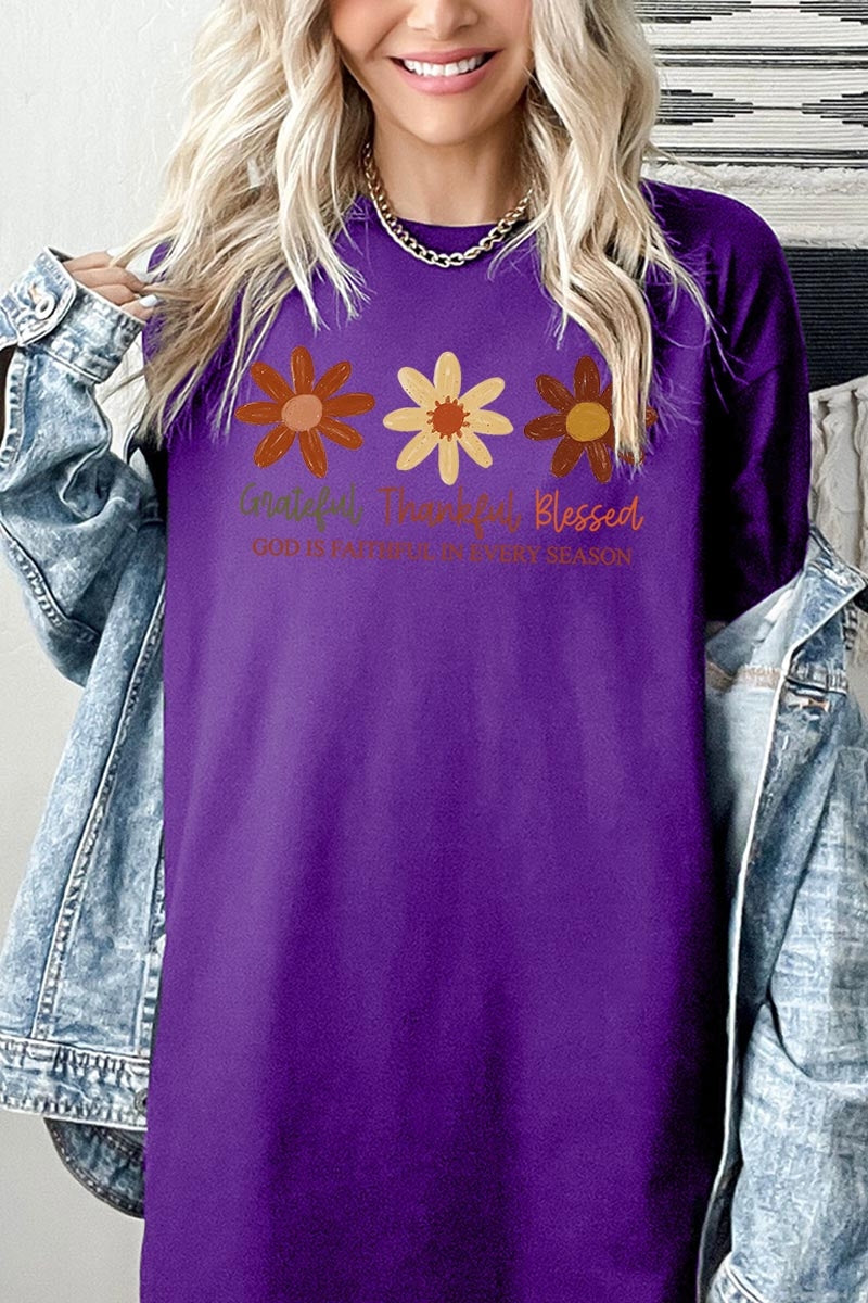 5000P-E3165 Boho Fall Christian Graphic Plus Heavy Cotton Tee $12.75