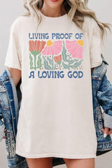 5000-E3066 Living Proof of a Loving Graphic Heavy Cotton Tee $9