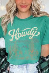 US3001-E3095 Howdy Desert Western Graphic Tee $12.5