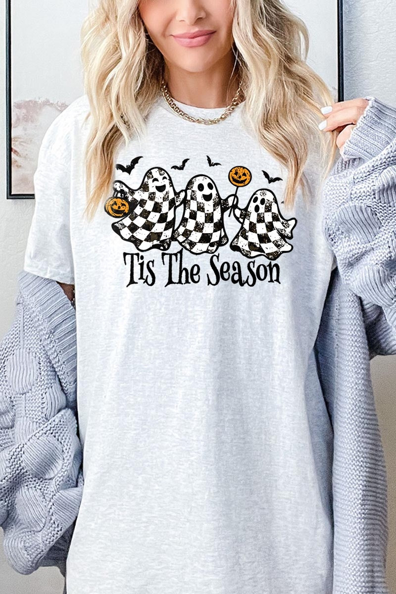 5000-E3124 Retro Ghosts Graphic Heavy Cotton Tee $9