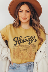 US3001P-E3095 Howdy Desert Western Graphic Plus Tee $16