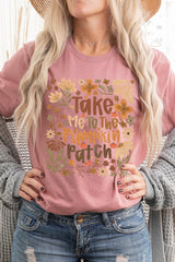 US3001P-E3136 Take Me To The Pumpkin Patch Graphic Plus Tee $16