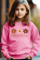 UL180B-E3165Z Boho Fall Christian Kids Graphic Sweatshirt $20