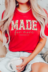 US3001P-E3068 Made for More Faith Graphic Plus Tee $16