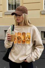 UL180-E3169 Give Thanks To The Lord Graphic Sweatshirt $20