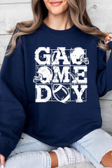 UL180-E3073 Distressed Game Day Graphic Sweatshirt $20