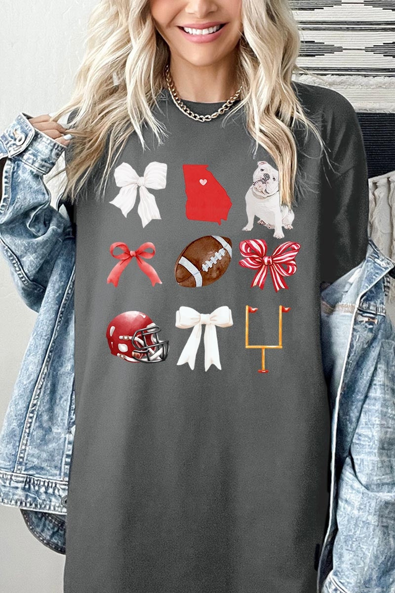 5000P-E3080 Georgia Football Graphic Plus Heavy Cotton Tee $12.75