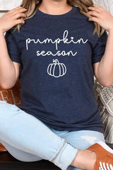 US3001-E3152 Pumpkin Season Graphic Tee $12.5