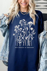 5000P-E3146 Christian Wildflower Graphic Plus Heavy Cotton Tee $12.75