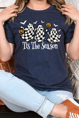 US3001-E3124 Retro Ghosts Graphic Tee $12.5