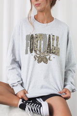 UL240P-E3132 Camo Football Graphic Plus Long Sleeve Tee $17