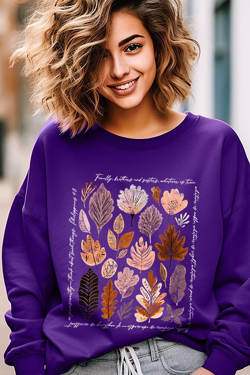 UL180-E3147 Christian Fall Graphic Sweatshirt $20