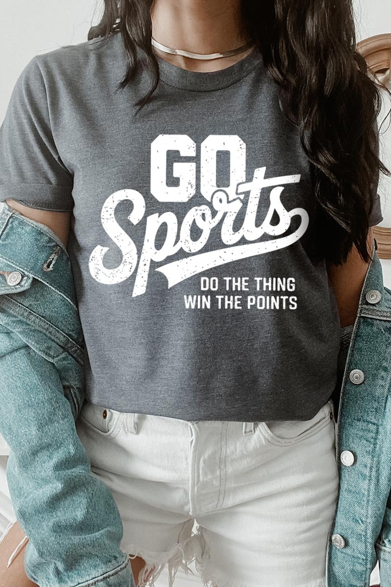 US3001-E3103 Go Sports Graphic Tee $12.5