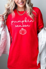 5000P-E3152 Pumpkin Season Graphic Plus Heavy Cotton Tee $12.75
