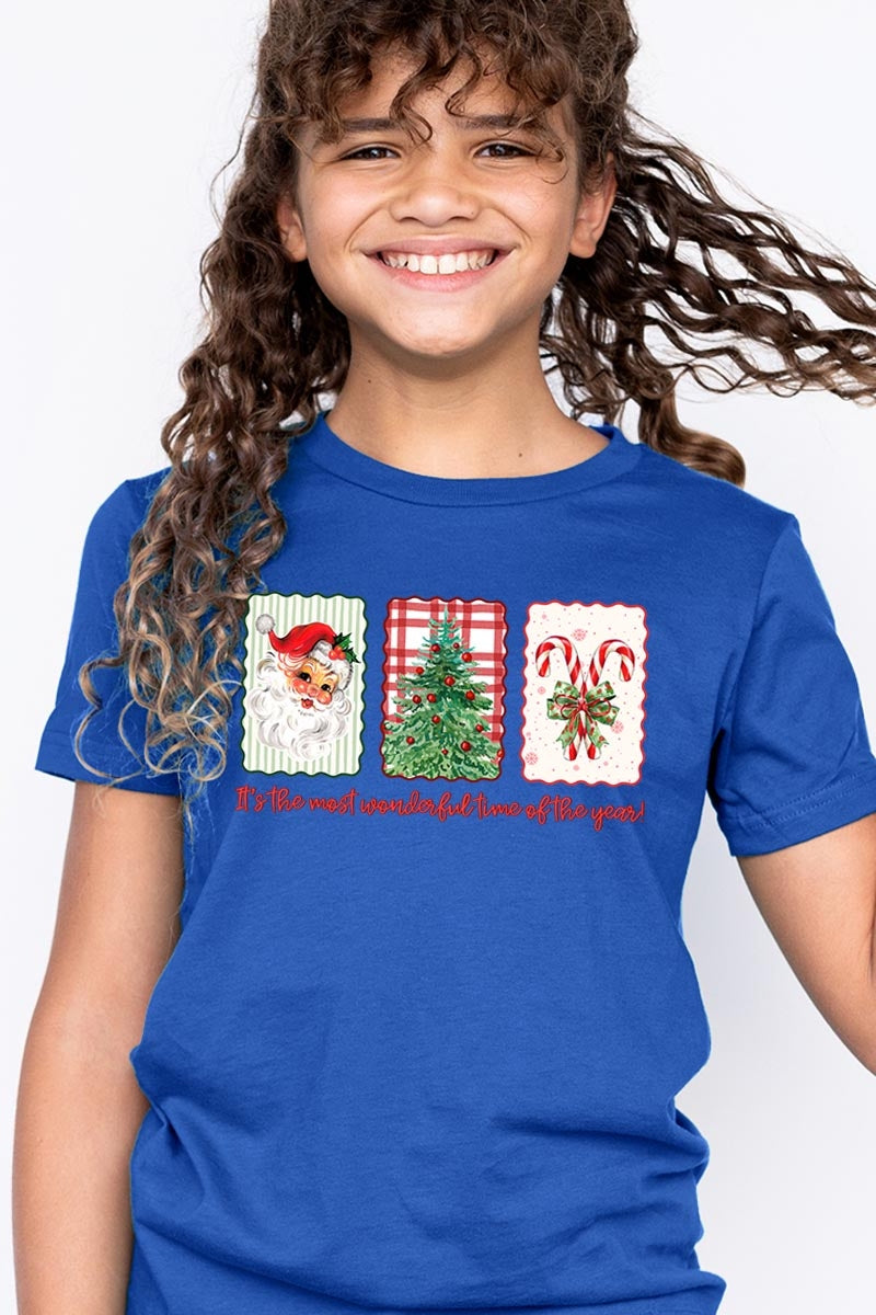 US3001Y-E3201Z Most Wonderful Time Kids Graphic Tee $11