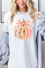 5000-E3083 Brushstroke Pumpkin Graphic Heavy Cotton Tee $9