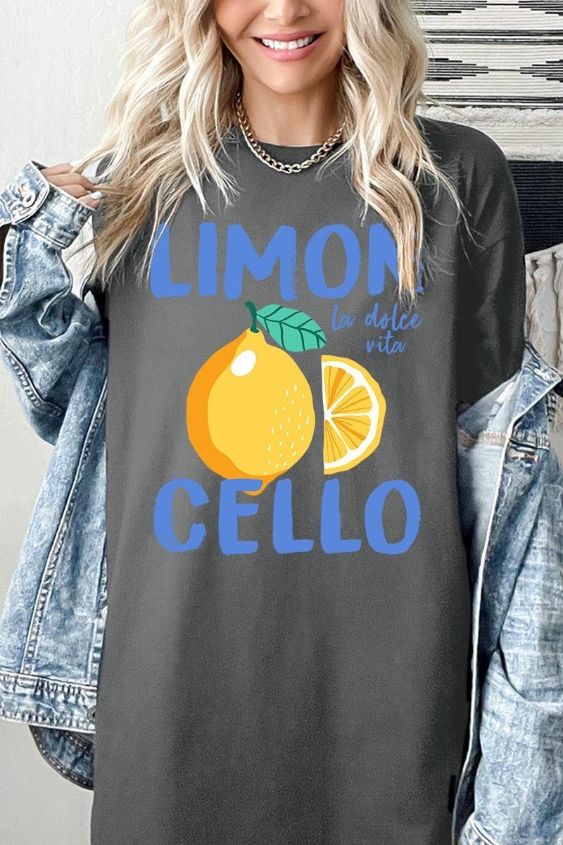 5000-E3056 Limoncello Graphic Heavy Cotton Tee $9